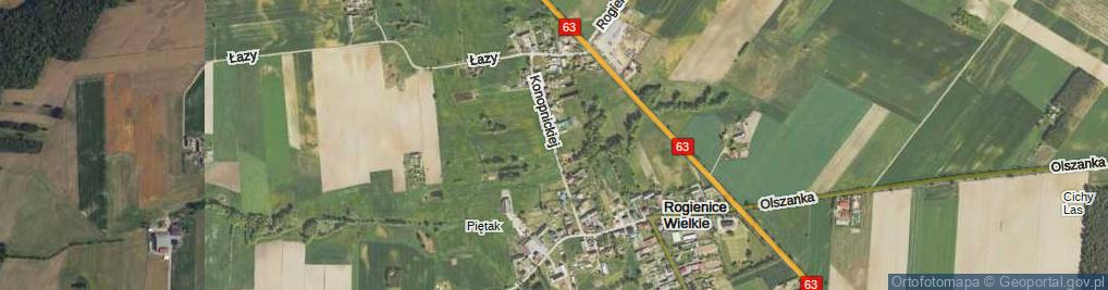 Zdjęcie satelitarne Konopnickiej Marii ul.